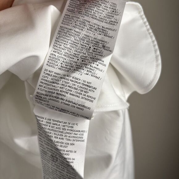 Jil Sander Sleeveless Mini Dress White - Picture 7 of 7